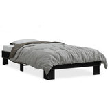 Bed Frame without Mattress Black 90x190 cm Single 845882