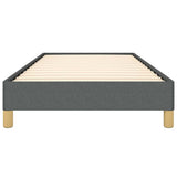 Bed Frame without Mattress Dark Grey 100x203 cm Twin XL Fabric 346854