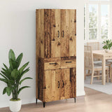 Highboard Old Wood 69.5 x 34 x 180 cm Engineered Wood 3415668