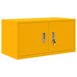 Storage Cabinet Mustard Yellow 80 x 40 x 40 cm Steel 891673