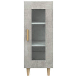 Sideboard Concrete Grey 34.5x34x90 cm Engineered Wood 812397