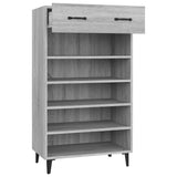 Shoe Cabinet Grey Sonoma 60x35x105 cm Engineered Wood 817559