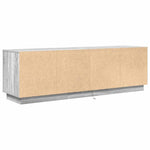 TV Cabinet with LED Lights Grey Sonoma 160.5x41x50 cm 3328431
