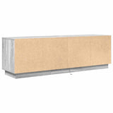 TV Cabinet with LED Lights Grey Sonoma 160.5x41x50 cm 3328431