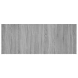 Bed Headboard with Cabinets Grey Sonoma Engineered Wood 3115730