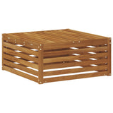 Outdoor Footstool Natural 79 x 79 x 37 cm Solid Acacia Wood 900557