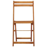 Garden Planter Table With Chair Brown Solid acacia wood Medium 45910