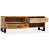 TV Cabinet Solid Mango Wood 120x30x40 cm 244940