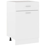 801220 Drawer Bottom Cabinet "Lyon" White 50x46x81,5 cm Engineered Wood