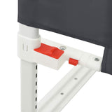 Toddler Safety Bed Rail Dark Grey 180x25 cm Fabric 10231