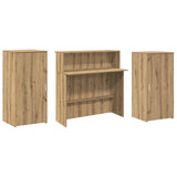 Reception Desk Artisan Oak 200x50x103,5 cm Engineered Wood 3324222