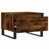 Coffee Tables 2 pcs Smoked Oak 50x46x35 cm Engineered Wood 830887