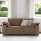 Sofa Brown 180 x 77 x 82 cm Fabric 4105231