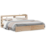 Bed Frame with Headboard without Mattress 180x200 cm Super King 3306001