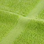 6 Piece Premium Towel Set SOLUND Apple Green 600 gsm 137568