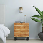 ZNTS Bedside Cabinet 40x33x46 cm Solid Wood Acacia 345210