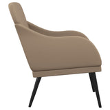 Armchair Cappuccino 63x76x80 cm Faux Leather 351429