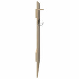 Wall-Mounted Coat Rack with Mirror Sonoma Oak 100 x 10 x 100 cm 874509