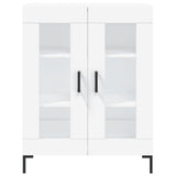 Highboard White 69.5x34x180 cm Engineered Wood 3198273