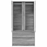 Bathroom Cabinet Grey Sonoma 79.5 x 49 x 156 cm Engineered Wood 3406251