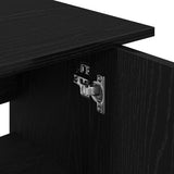 Aquarium Stand Black Oak 81x36x73 cm Engineered Wood 862155