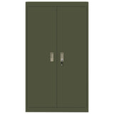 Storage Cabinet Olive Green 80 x 40 x140 cm Steel 3406182