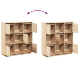 Highboard 110.5x35x117 cm Solid Wood Pine 814369
