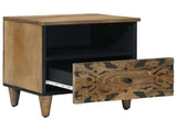 Bed cabinet 2 pcs Brown 40 x 33 x 46 cm Solid Mango Wood 4018339