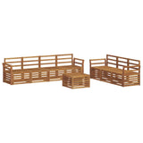Sofa Sets 8 pcs Natural Solid Acacia Wood 3374489