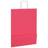Paper Bags 250 pcs with Handles Pink 32x12x42 cm 4101900