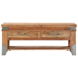 Coffee Table 110x52x45 cm Solid Acacia Wood 282751