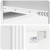 Wall-Mounted Side Table High Gloss White 59 x 34.5 x 17 cm 898489