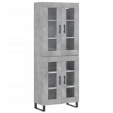 Highboard Concrete Grey 69.5x34x180 cm Engineered Wood 3198301