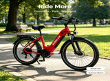 KOOLUX X2 StepThrough Electric Bike, 500W Motor 48V 15Ah Battery, 26 Inch Kenda Tires Hydraulic 61569363
