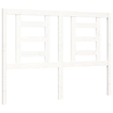 Bed Frame without Mattress White 140x200 cm Solid Wood Pine 3192882