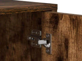 Bedside Cabinet Smoked Oak 40 x 36.5 x 50 cm Engineered Wood 8007639