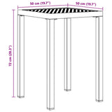 Outdoor Furniture Set 3 pcs Anthracite Steel 3422866