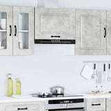 Kitchen Wall Cabinet Kalmar Concrete Grey Engineered Wood 853601