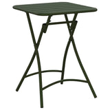 Bistro Table Dark Green 55 x 55 x 72.5 cm Powder-coated Steel 42002943