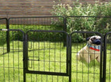 Heavy-Duty Dog Playpen, 8 Panel Steel Pet Exercise Pen, Foldable and Portable, Black T3398P349719