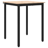Dining Table Natural 60 x 60 x 75 cm Solid Pine Wood 892779