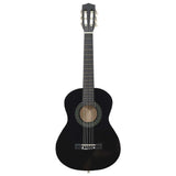 Classical Guitar for Beginner and Kids Black 1/2 34" 70126