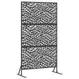 Privacy Screen 100 x 50 x 180 cm Steel Black 868556