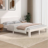 Bed Frame without Mattress White 150x200cm King Size 810501