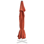 ZNTS Replacement Fabric for Outdoor Parasol Terracotta 500 cm 312543