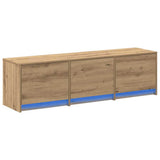 TV Cabinet with LED with Drawer Artisian Oak 140 x 34 x 40 cm 3418708