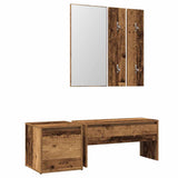 Hallway Furniture Set Old Wood Engineered Wood 3329171