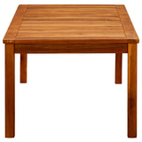 316401 Garden Coffee Table 110x60x45 cm Solid Acacia Wood