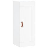 Highboard White 34.5x34x180 cm Engineered Wood 3200233