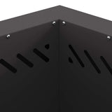 Smokeless Fire Pit Black 48 x 48 x 51 cm Steel 858982